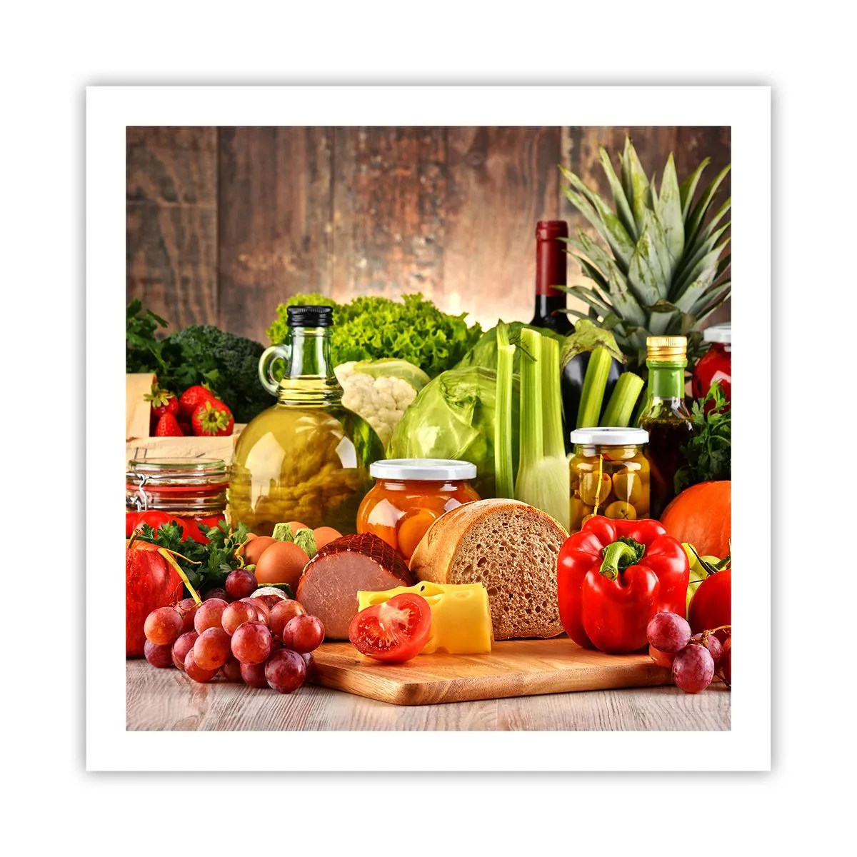 Poster - Afumate, prăjite, marinate - 60x60 cm