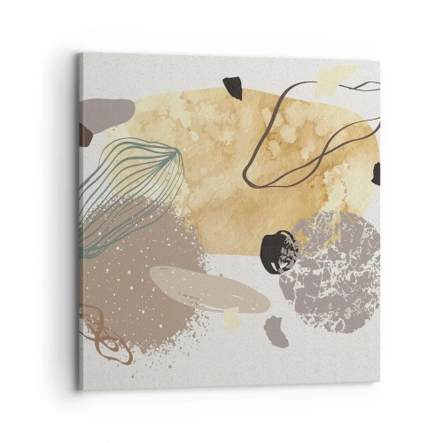 Tablou pe pânză - Fluiditatea aplicată - 70x70 cm