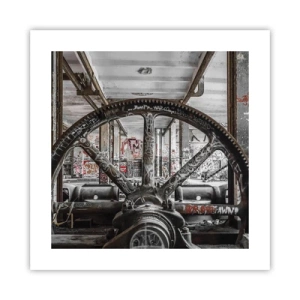 Poster - Viața secretă a unei fabrici - 40x40 cm