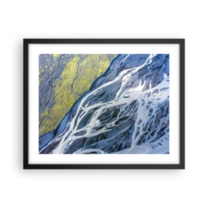 Poster în ramă neagră - Picturi din natură - 50x40 cm