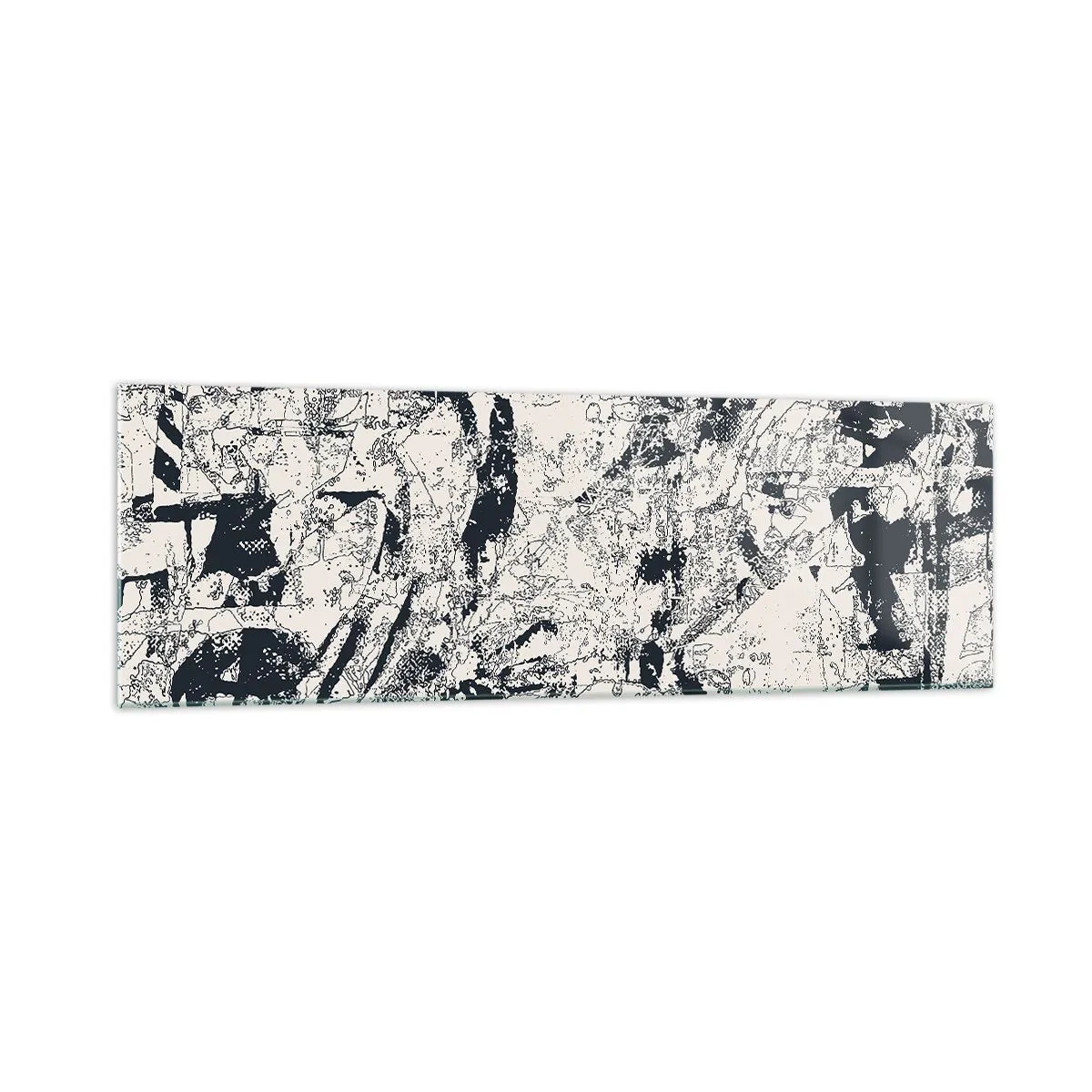 Tablou pe sticlă - Întrepătrunderea contrariilor - 160x50 cm