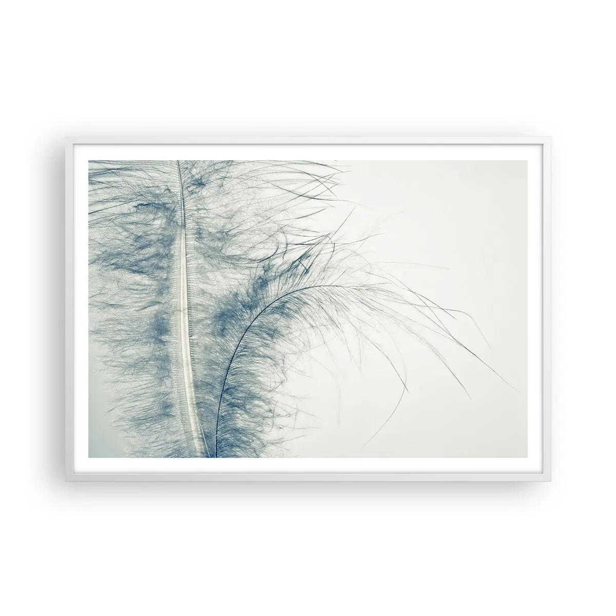 Poster în ramă albă - Șoapta naturii - 100x70 cm