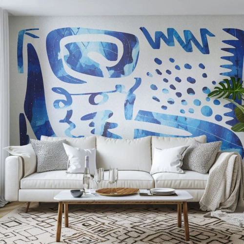 Fototapetă personalizată Premium Canvas - Înapoi la rădăcini - Boho, Abstracția, Minimalist