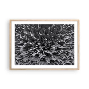 Poster în ramă de stejar deschis - Mai ascuțit nu se poate - 70x50 cm