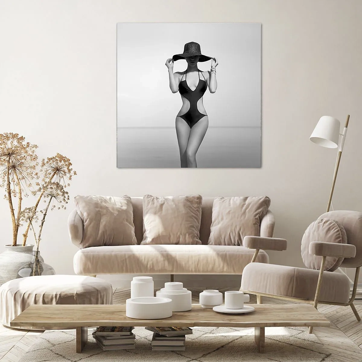 Tablou pe pânză - Numele meu este: Eleganța - 30x30 cm