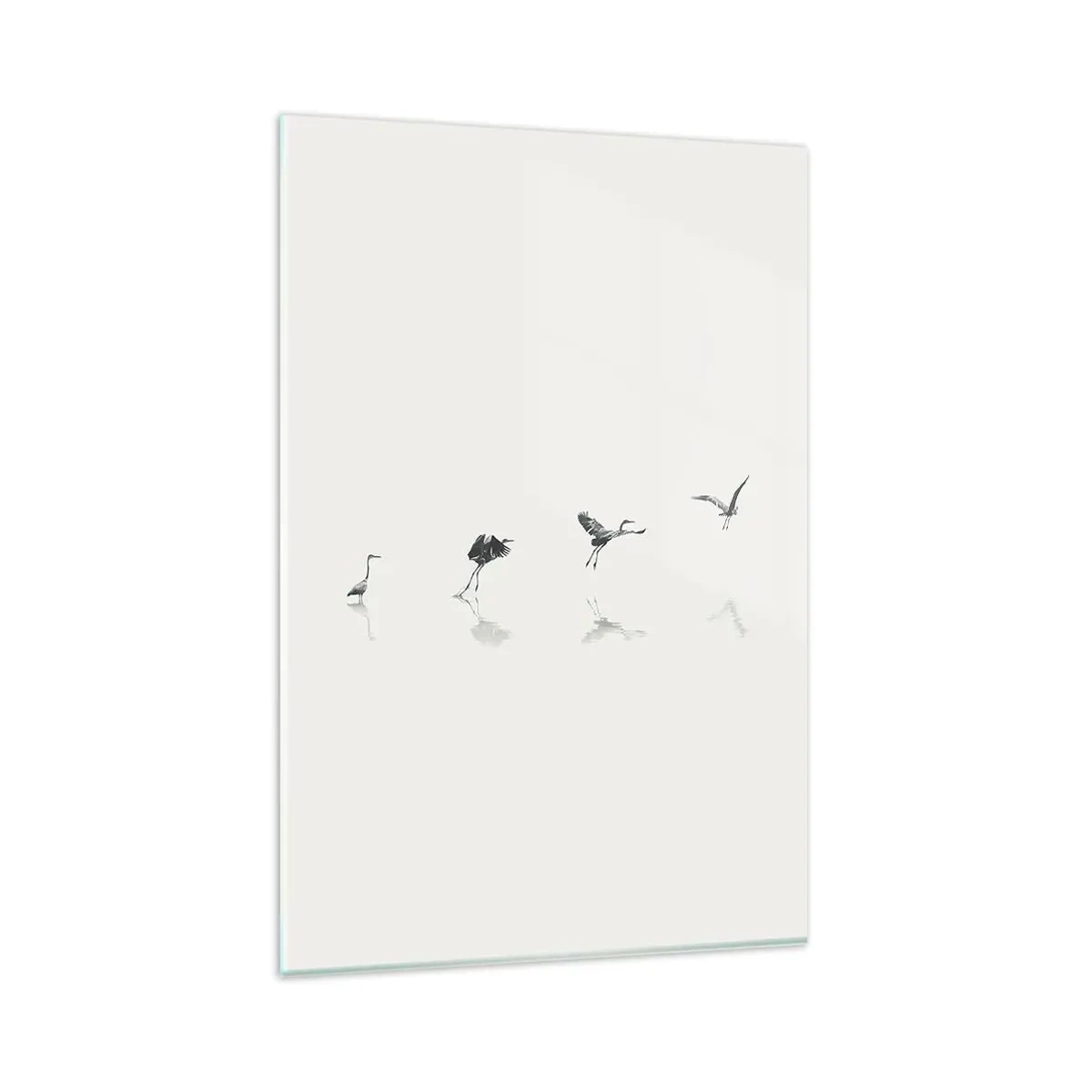 Tablou pe sticlă - Patru pași simpli - 80x120 cm