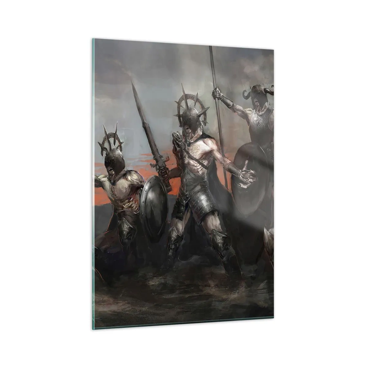 Tablou pe sticlă - Cu scut sau fără scut - 50x70 cm