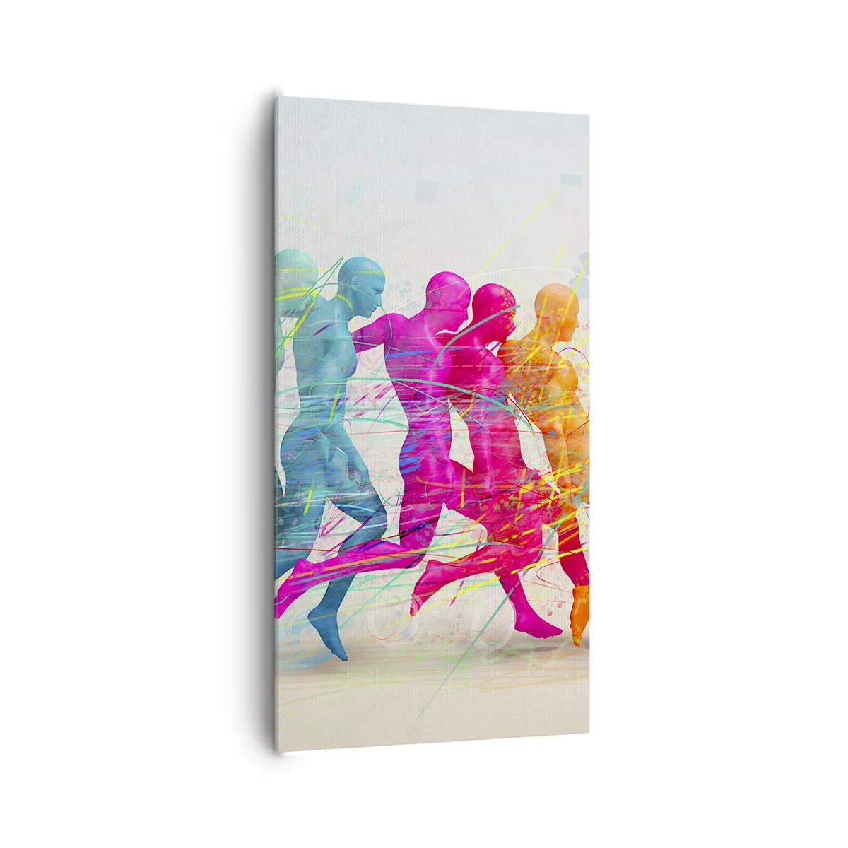 Tablou pe pânză - Armonie de mișcare - 65x120 cm