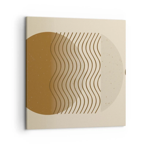 Tablou pe pânză - Despre originea figurilor geometrice - 50x50 cm