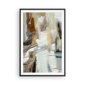Poster în ramă neagră - Stratificare colorată - 61x91 cm