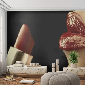 Tapet Standard Eco - Senzualitatea și strălucirea carminului - oameni, Femeie, Inventa - 250x175 cm