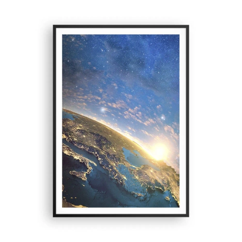 Poster în ramă neagră - Să ne privim de la distanță - 70x100 cm