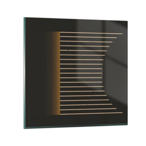 Tablou pe sticlă - Explorați întunericul - 30x30 cm