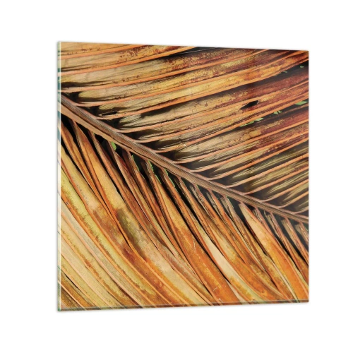 Tablou pe sticlă - Aur de nucă de cocos - 30x30 cm