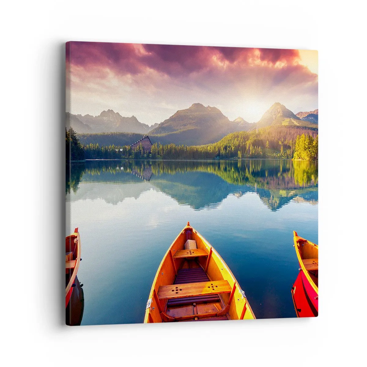 Tablou pe pânză - Nimic împotriva naturii - 40x40 cm