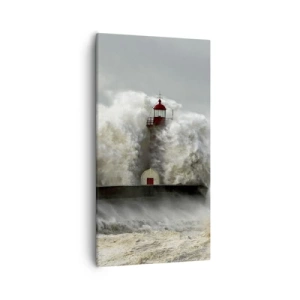 Tablou pe pânză - Mânia oceanului - 55x100 cm