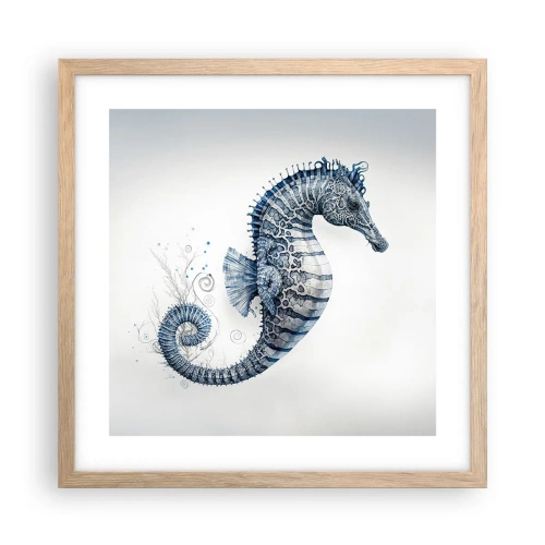 Poster în ramă de stejar deschis - O glumă inocentă a naturii - 40x40 cm