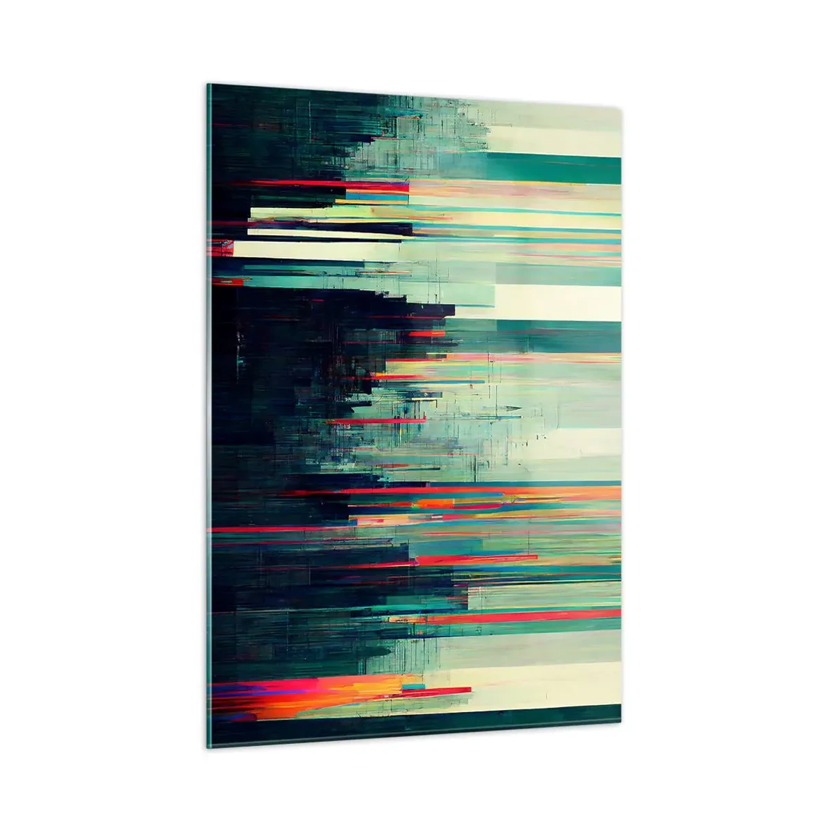 Tablou pe sticlă - Oraș futurist - 50x70 cm