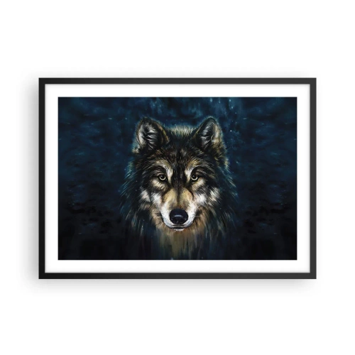 Poster în ramă neagră - Alfa? Și omega - 70x50 cm