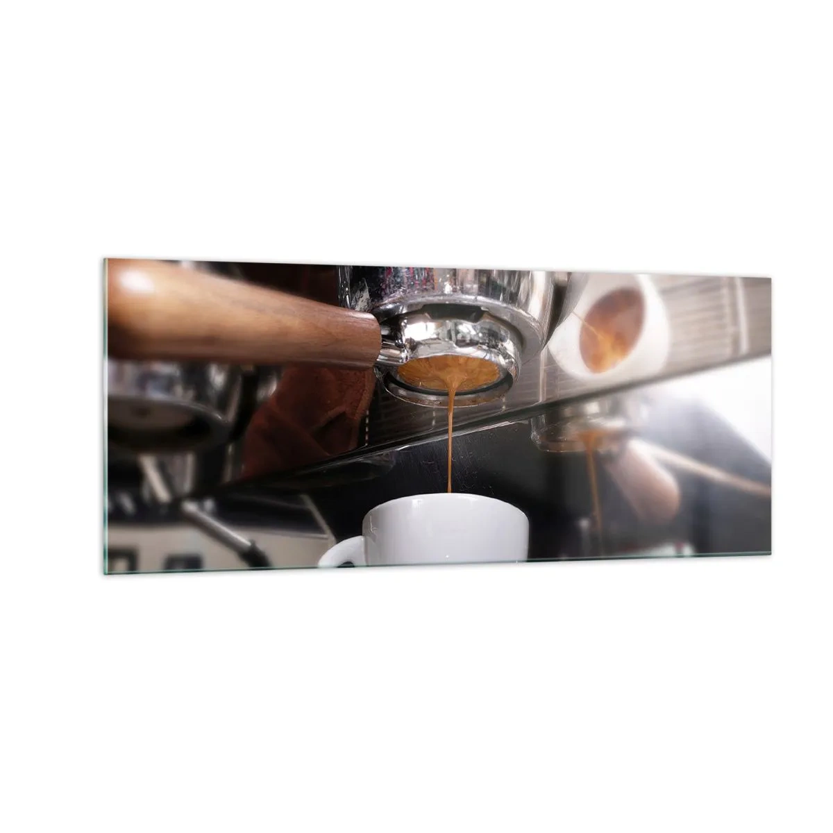 Tablou pe sticlă - Cel mai bun moment al zilei - 100x40 cm