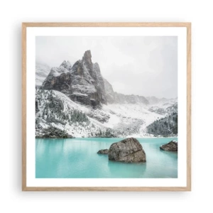 Poster în ramă de stejar deschis - De veghe - 60x60 cm