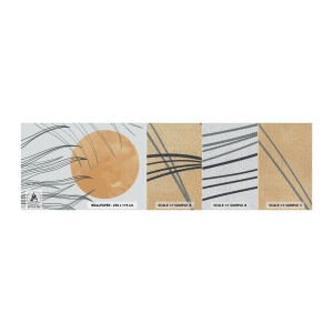 Mostră tapet Premium Canvas - Întotdeauna spre soare - Soare, Minimalism, Bucată - 100x30 cm