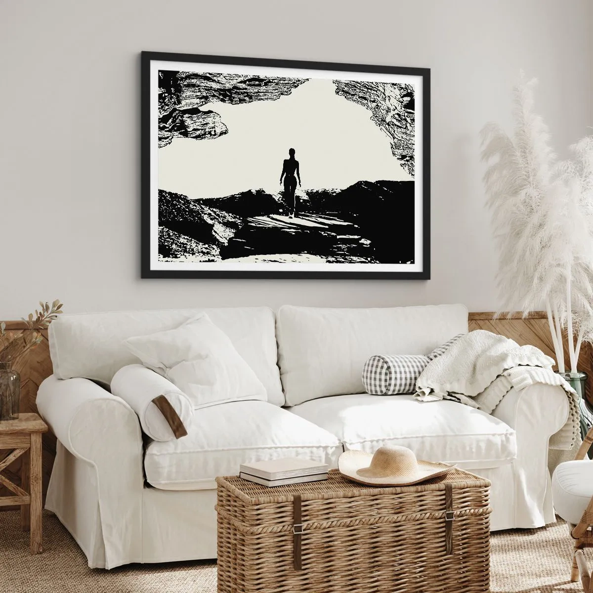 Poster în ramă neagră - O nouă înfățișare - 70x50 cm
