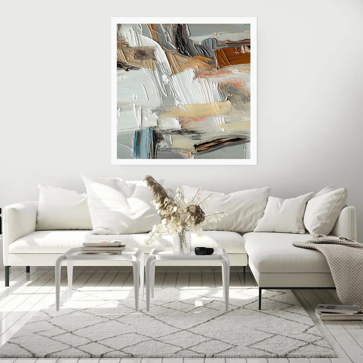 Poster - Stratificare colorată - 50x50 cm