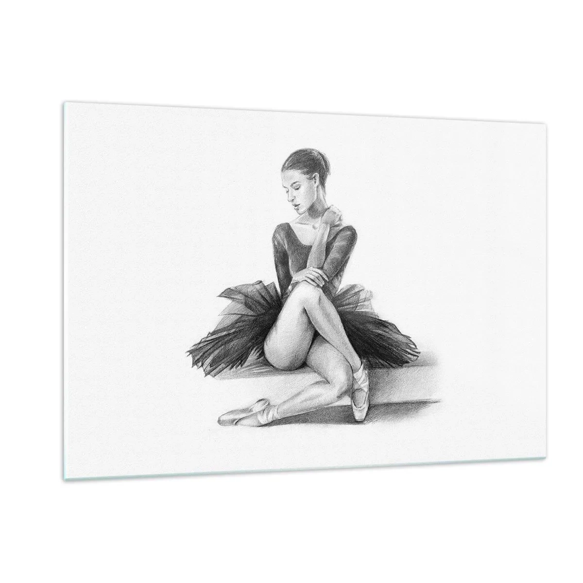 Tablou pe sticlă - Încântată de dans - 120x80 cm