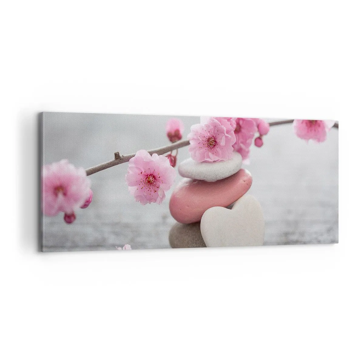 Tablou pe pânză - Fericirea florilor de cireș - 100x40 cm