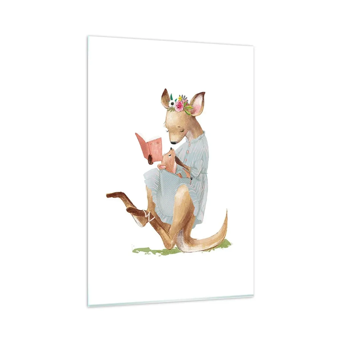 Tablou pe sticlă - Citește-mi, mamă - 80x120 cm