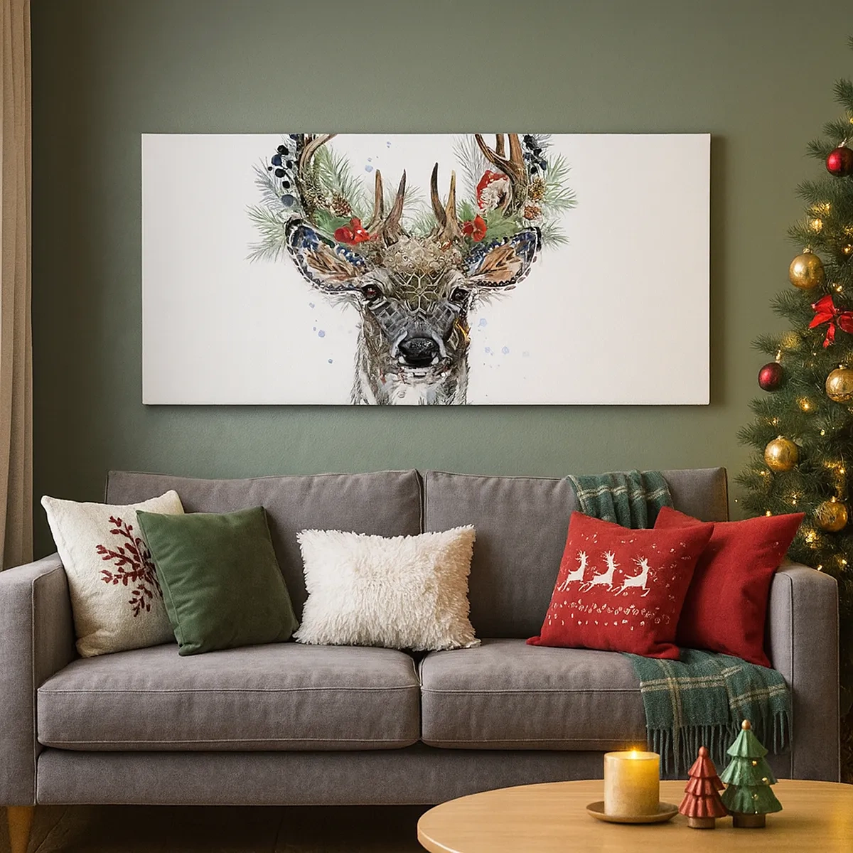 Tablou pe pânză - În ținută festivă - 30x30 cm