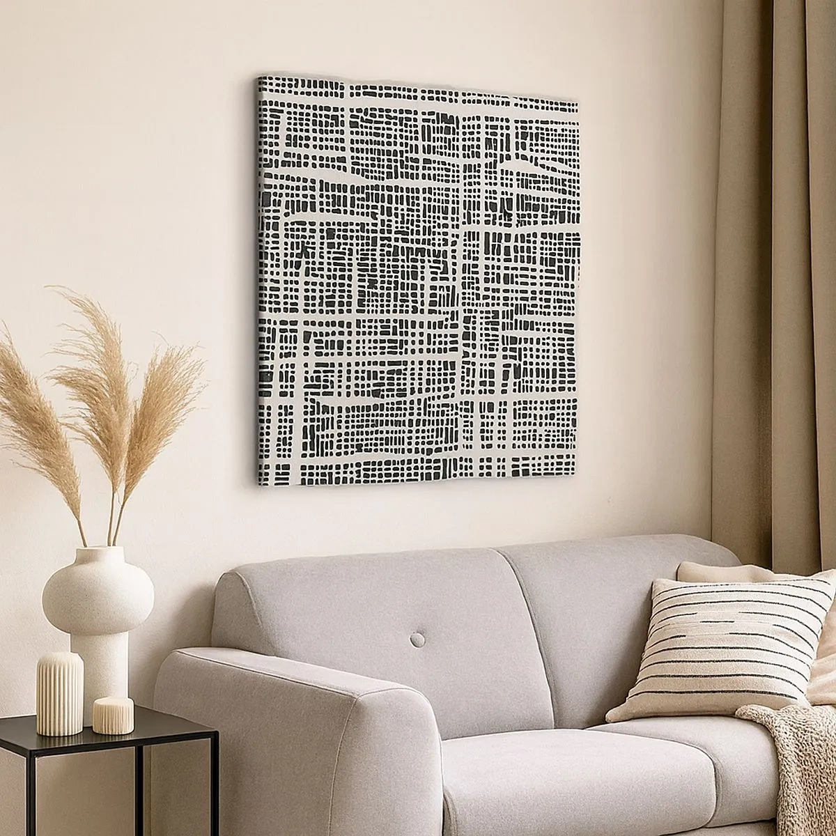 Tablou pe pânză - O compoziție țesută - 30x30 cm