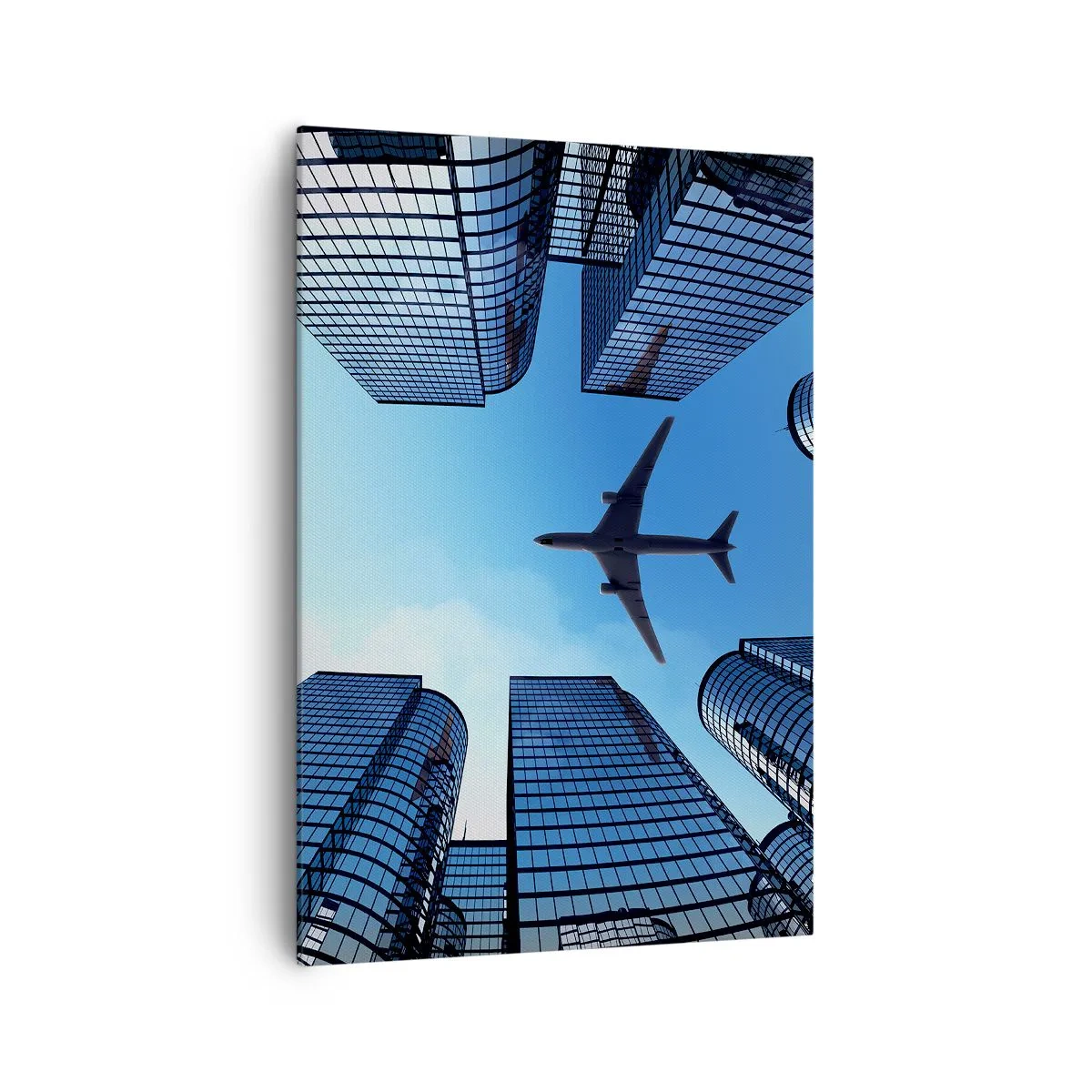 Tablou pe pânză - Vedere de pe ravenă de sticlă - 70x100 cm