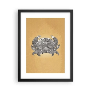 Poster în ramă neagră - Poveștile Domnului Crab - 30x40 cm