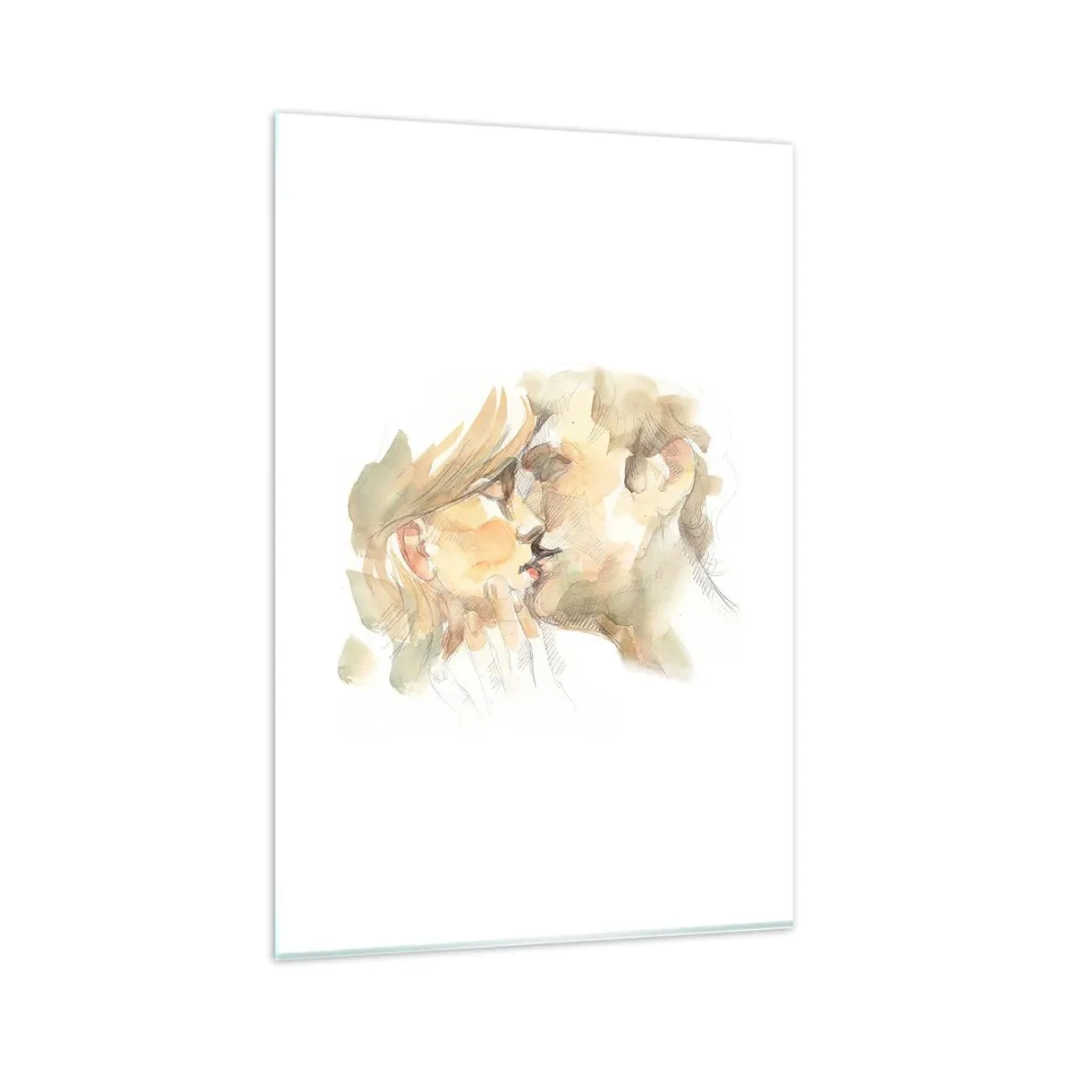 Tablou pe sticlă - Jumătatea găsită? - 80x120 cm