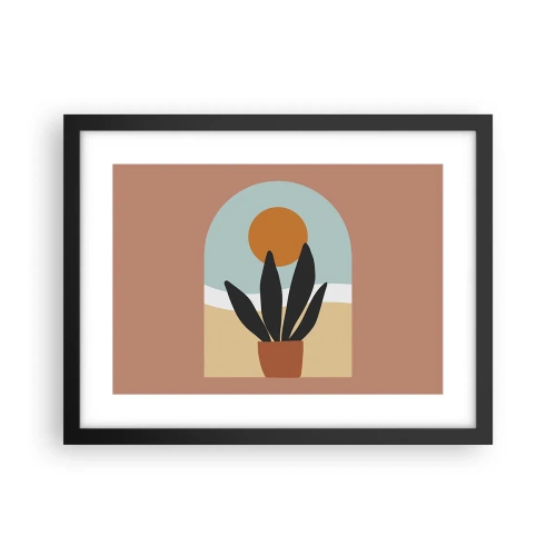 Poster în ramă neagră - Bucurii mici - 40x30 cm