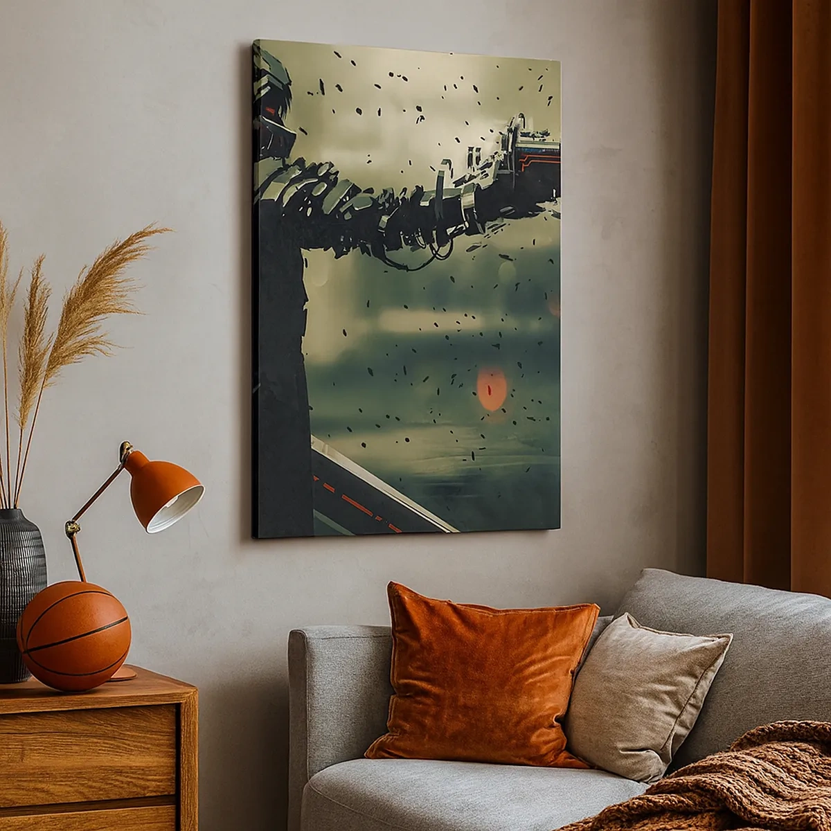 Tablou pe pânză - Armă letală - propriul tău Terminator - 50x70 cm