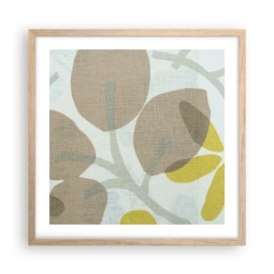 Poster în ramă de stejar deschis - Compoziție în plin soare - 50x50 cm