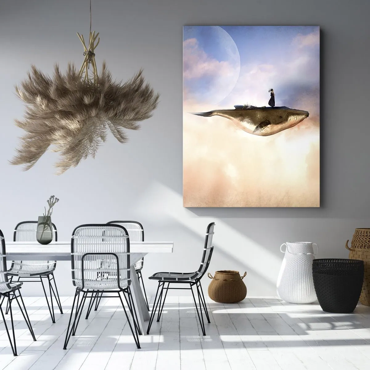 Tablou pe pânză - O călătorie suprarealistă - 45x80 cm