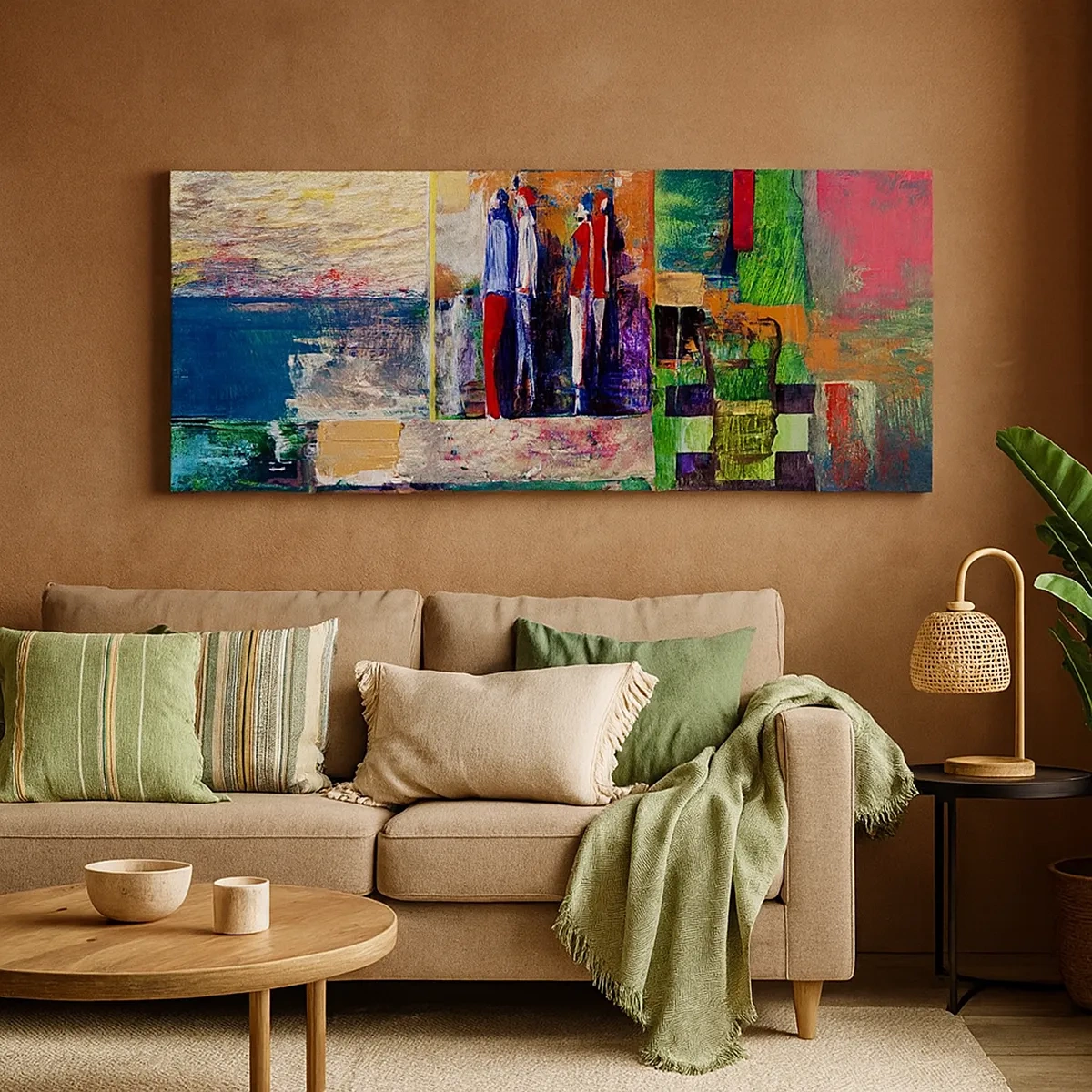 Tablou pe pânză - Relații și emoții - 30x30 cm