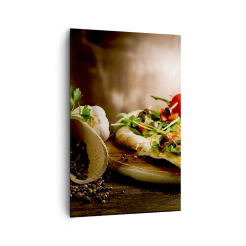 Tablou pe pânză - Direct din cuptor și din grădină - 80x120 cm