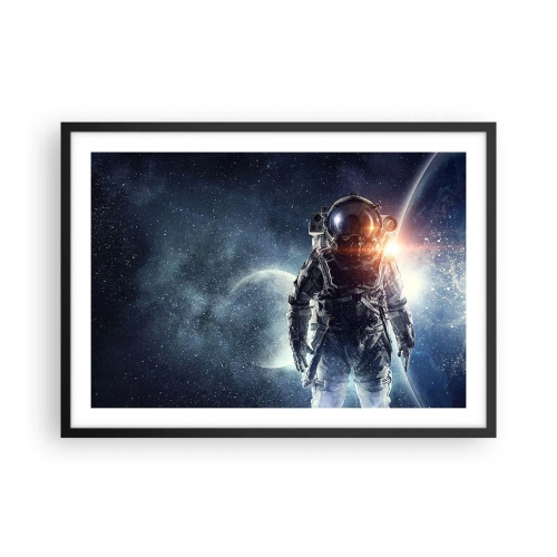 Poster în ramă neagră - Aventură spațială - 70x50 cm