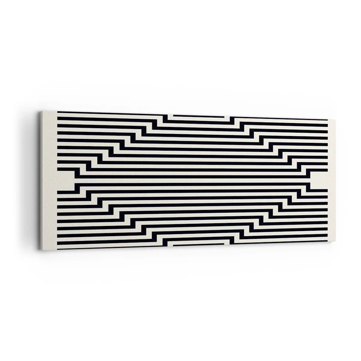 Tablou pe pânză - Iluzie geometrică - 100x40 cm