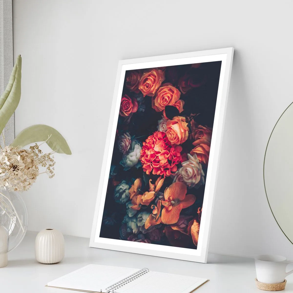 Poster în ramă albă - Ca la maeștri olandezi - 30x40 cm