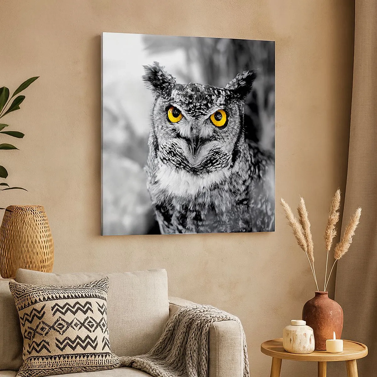 Tablou pe pânză - Nimic nu poate fi ascuns - 30x30 cm