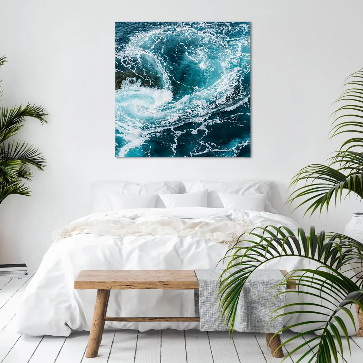 Tablou pe pânză - Poarta spre interiorul Pământului - 40x40 cm