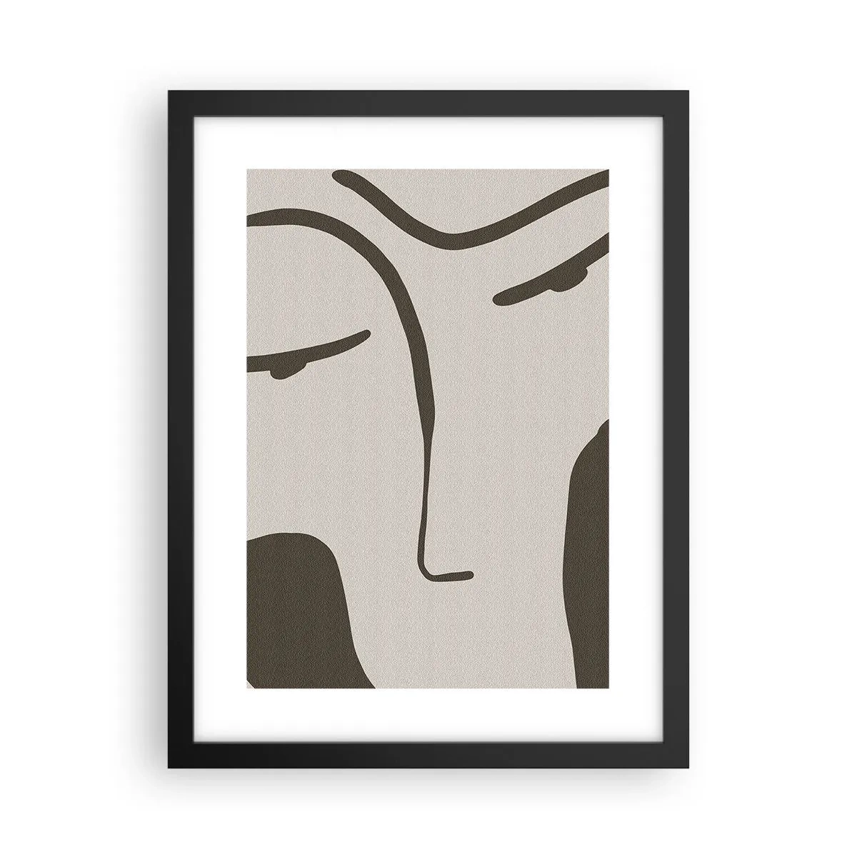 Poster în ramă neagră - Ca într-un tablou de Modigliani - 30x40 cm