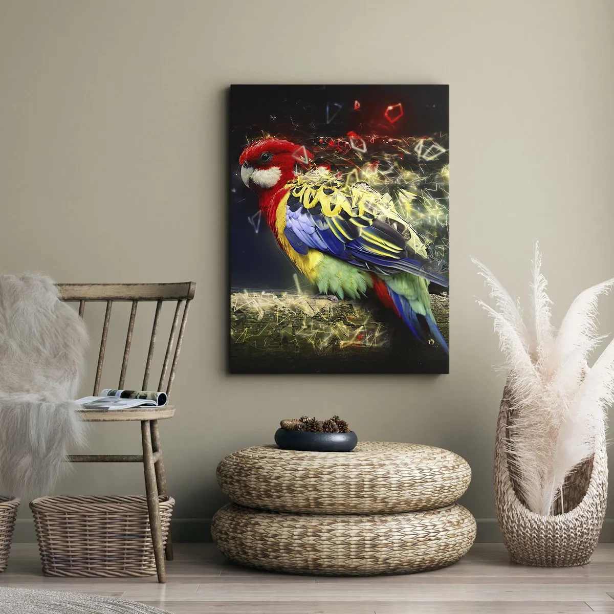 Tablou pe pânză - Mesagerul strălucirii - 45x80 cm