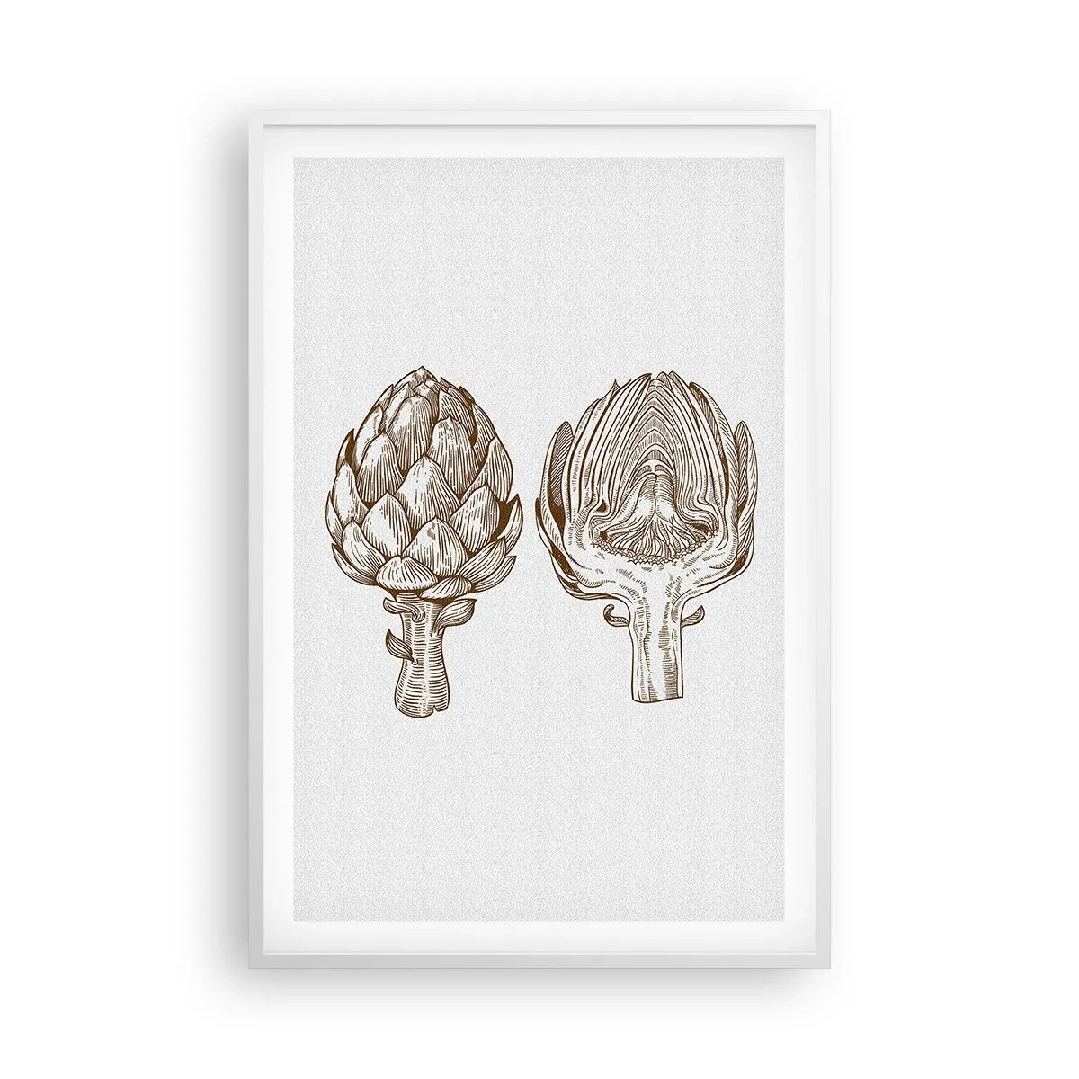 Poster în ramă albă - Lecție de anatomie - 61x91 cm